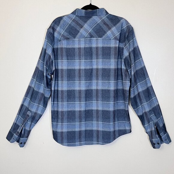 Rhone Plaid Long Sleeve Button Up Shirt - Men's Size M - Picture 5 of 11